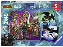 Conjunto de 3 Puzzles RAVENSBURGUER RAV4005556080649 (49 Peças)