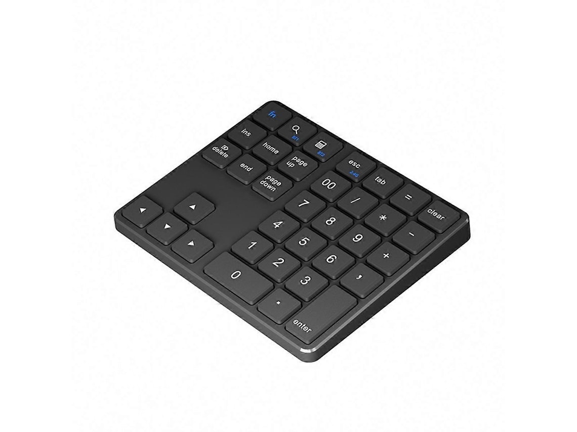 Teclado Numérico Sem Fio Bluetooth Duplo De 2,4 Ghz, Teclado Digital K35, Teclado Numérico Recarregável De 300 Mah, Preto Ly Ebike