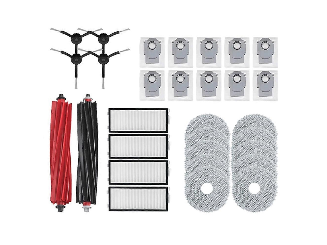 Peças De Reposição Para Aspirador De Pó Qrevo Master: Escova Lateral Principal, Filtro Hepa, Panos De Limpeza, Saco De Pó E Acessórios.