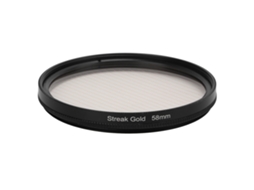Filtro De Efecto Anamórfico Gold Streak De Vidrio Óptico Uhd Impermeável E Anti-ranhuras Para Lente De Câmera 58mm