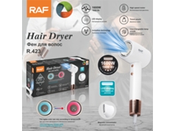 Secador de Cabelo Elétrico de Alta Velocidade Eurogauge _ Controle Inteligente de Temperatura _ Home _ Hair Care _ Anion MDUG