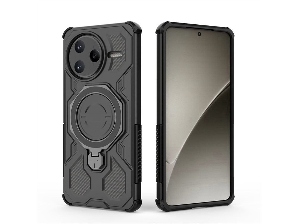 Capa Hexinyigjly Para Xiaomi Redmi Note K80procom Suporte Magnético Preto