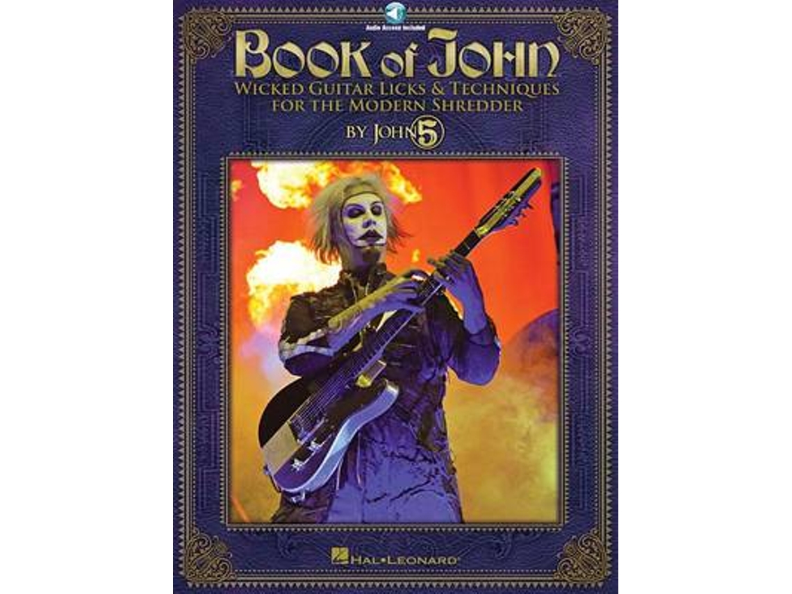 Livro book of john wicked de john 5 (inglês)