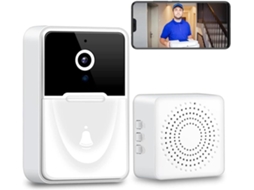 Lurelia Videoporteiro Inteligente, 1080p, Wi-fi 2,4ghz, Visão Noturna, Áudio Bidirecional, Sem Fios, Prova Água