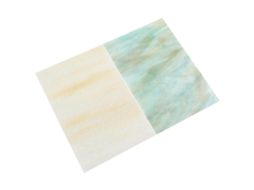 Conjunto De 2 Peças De Vidro Mosaico Texturizado Em Cores Elegantes Para Artesanato.
