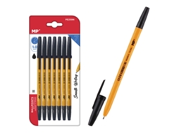 Canetes Pretos Soft Ponta 1.0 Mm 7 Uds.