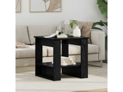 Vidaxl Mesa De Centro Carvalho Preto 51 X 50 X 50 Cm