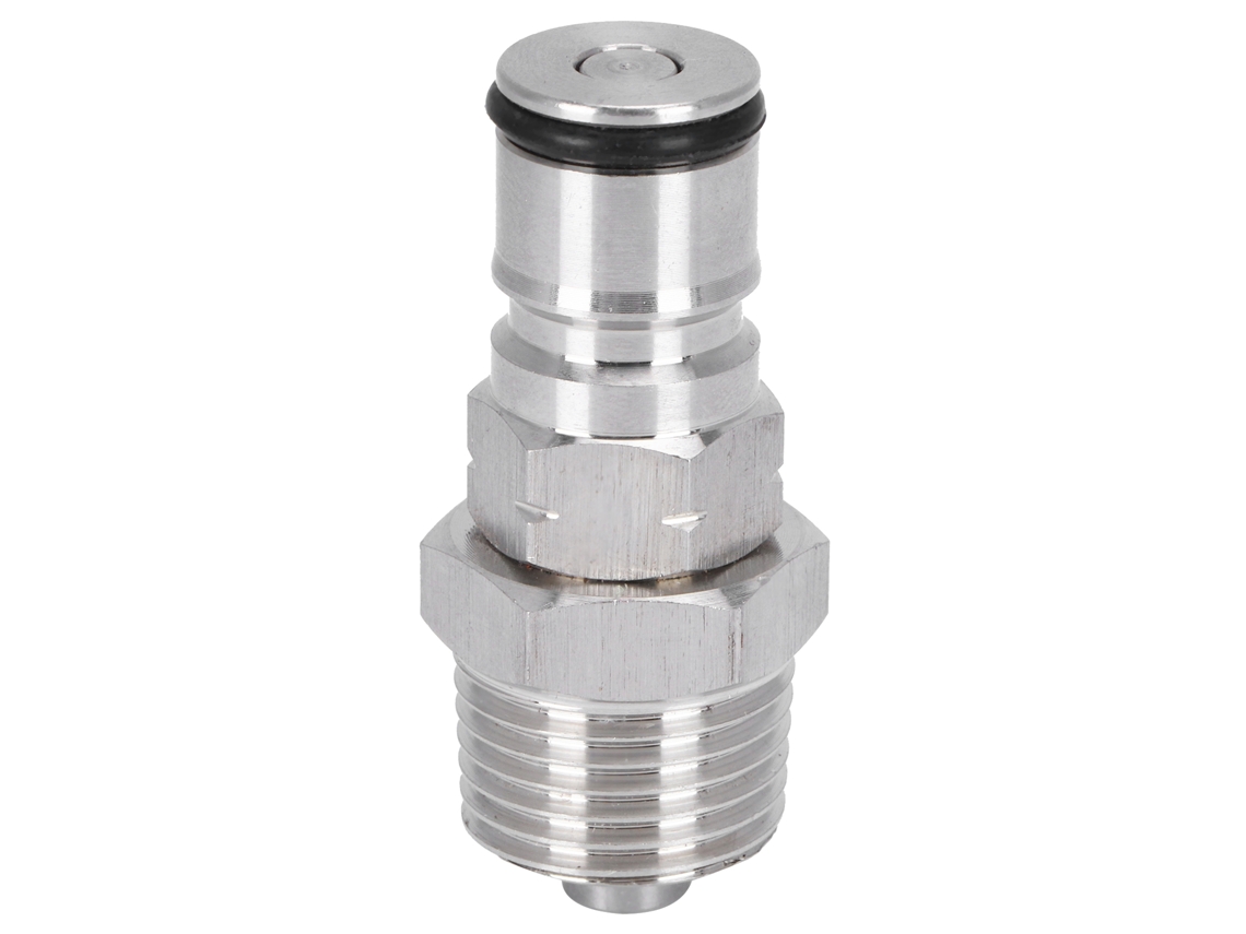 Adaptador Posto Chave Bola 19/32 18 Rosca Npt 1/2" Macho Keg Corny