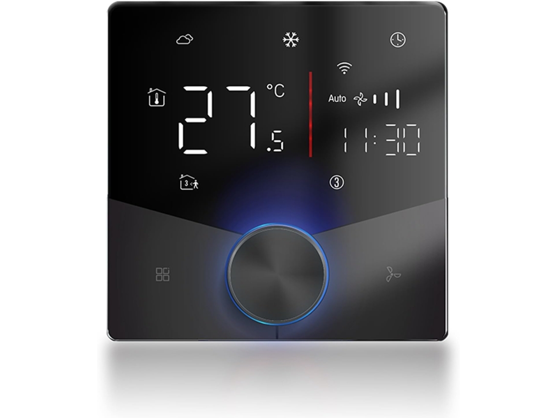 Termostato Inteligente Programável Com Tela Sensível Ao Toque Digital