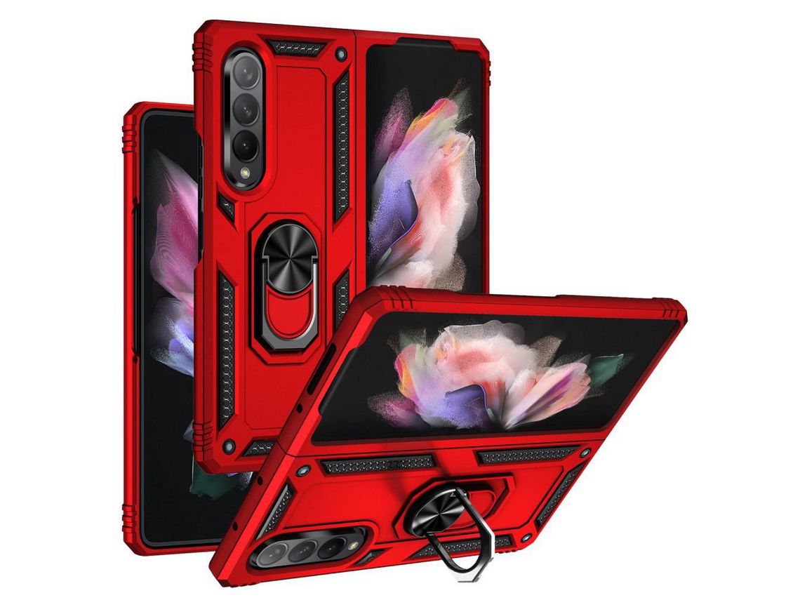 Capas Samsung Galaxy z fold3 5g Vermelho