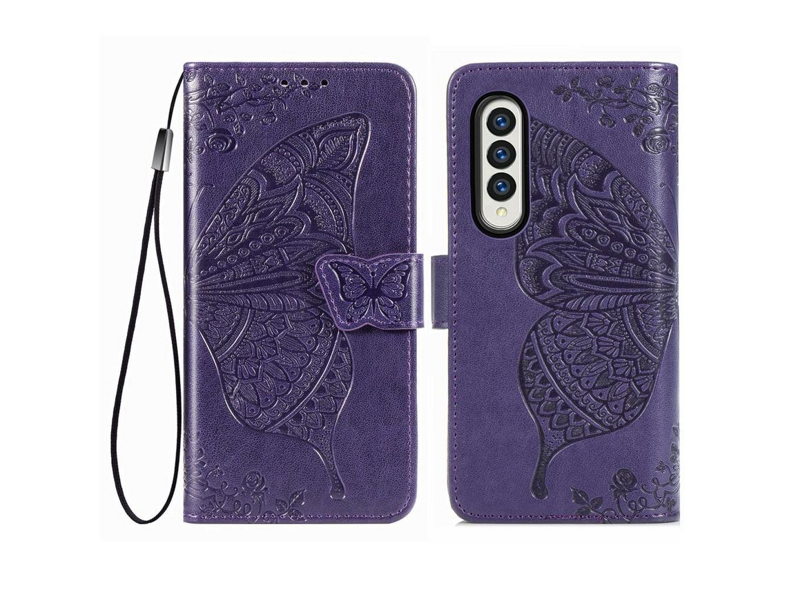 Capas Samsung Galaxy z fold3 5g Roxo