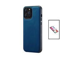Kit Capa MagneticLeather + Película de Hydrogel iPhone 14 Pro Max PHONECARE Azul