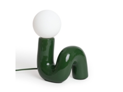 Candeeiro De Mesa Em Cerâmica Arlo S Verde
