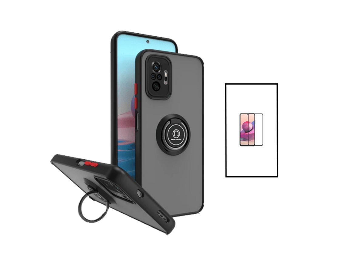 Kit Capa para Xiaomi Redmi Note 10 Pro GIFT4ME Preto