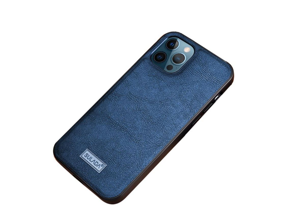 Capa TPU + PU SULADA pára-quedas azul para iPhone 13 Pro Max 6.7