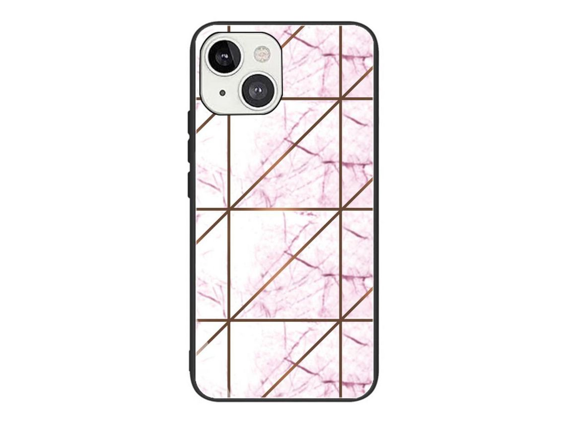 Capa TPU anti-queda estilo D para iPhone 13 mini 5.4