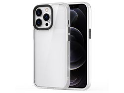 Capa TPU anti-riscos, híbrida branca para iPhone 13 Pro Max 6.7