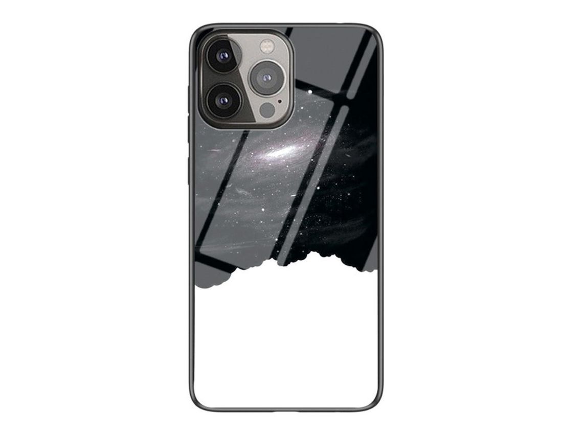 Capa TPU céu estrelado cósmico anti-riscos para iPhone 13 Pro 6.1