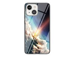 Capa TPU 3D céu estrelado textura suave anti-riscos céu estrelado para iPhone 13 6.1
