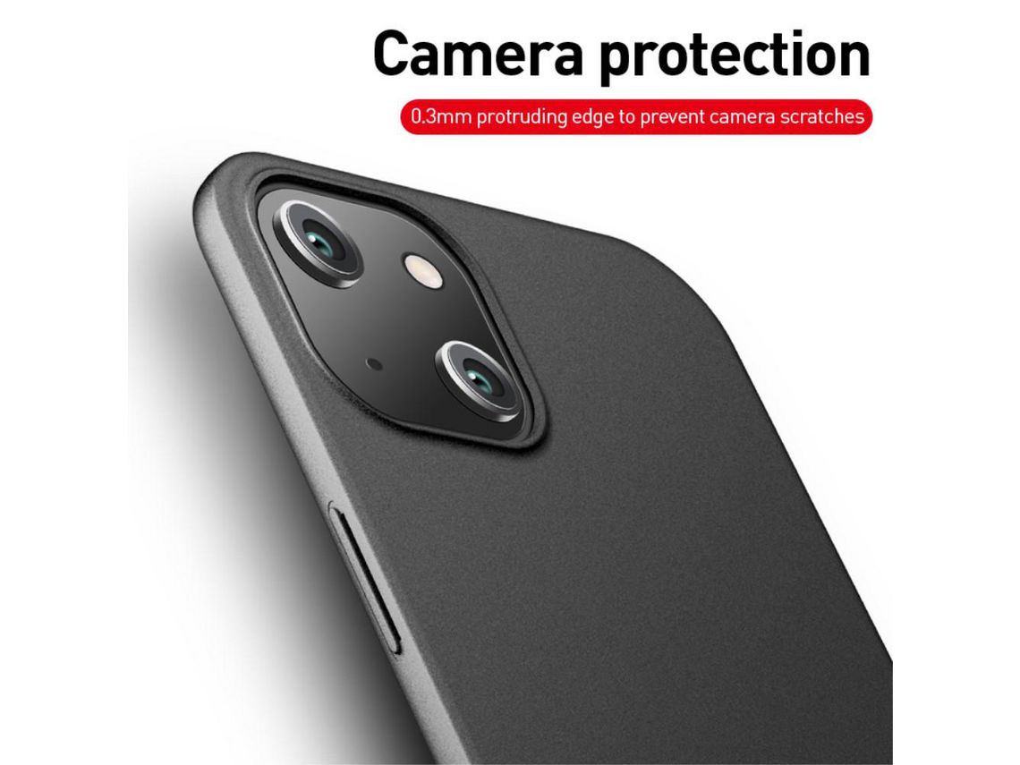 Capa TPU X-LEVEL fosco, verde claro para iPhone 13 6.1