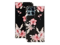 Capa PU impressão padrão flor para Apple iPhone 12 Pro/12 Max 6.1