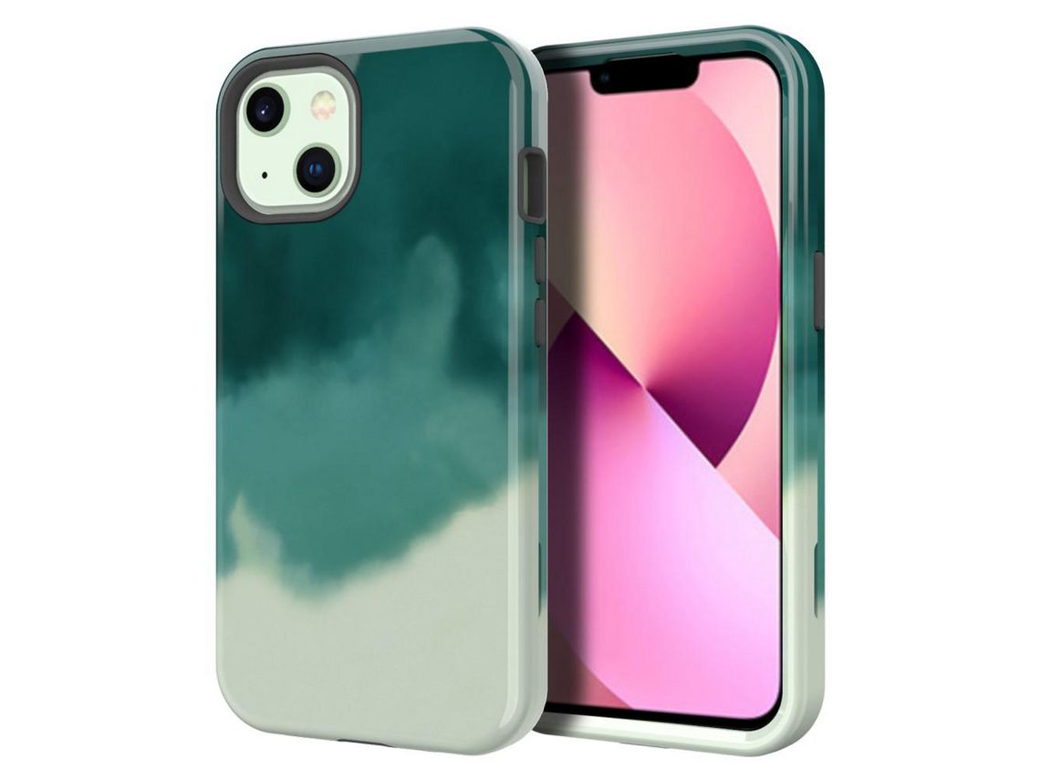Capa TPU padrão de transferência de água, anti-riscos, à prova de choque estilo H para iPhone 13 6.1