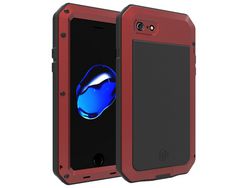 Capa TPU à prova de choque vermelho para iPhone SE (2020)/SE (2022)/7 4.7 /8 4.7