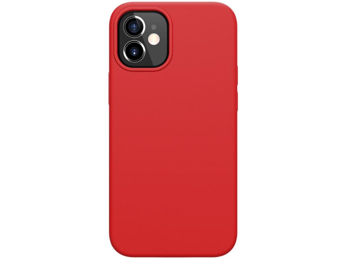 Capa silicone vermelho para Apple iPhone 12 5.4