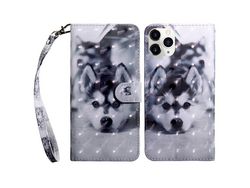 Capa PU + TPU capa de poeira para cães para iPhone 13 6.1