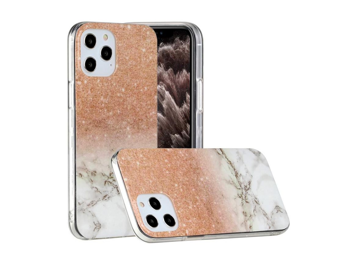 Capa TPU mármore imd de impressão padrão estilo C para Apple iPhone 12 Pro/iPhone 12 Max 6.1