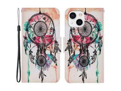 Capa PU + TPU espanta espíritos para iPhone 13 mini 5.4