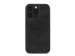 Capa TPU + PU Preto duplo para iPhone 13 Pro 6.1