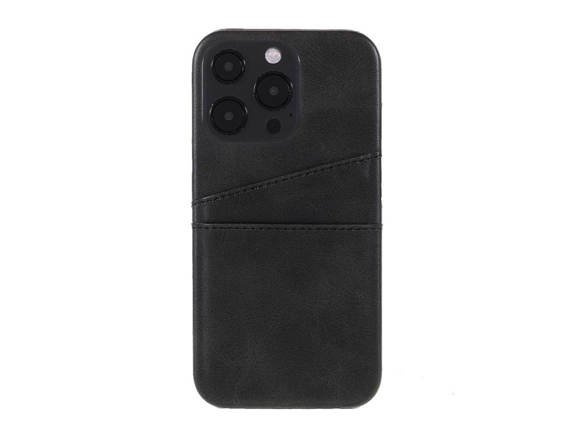 Capa TPU + PU Preto duplo para iPhone 13 Pro 6.1