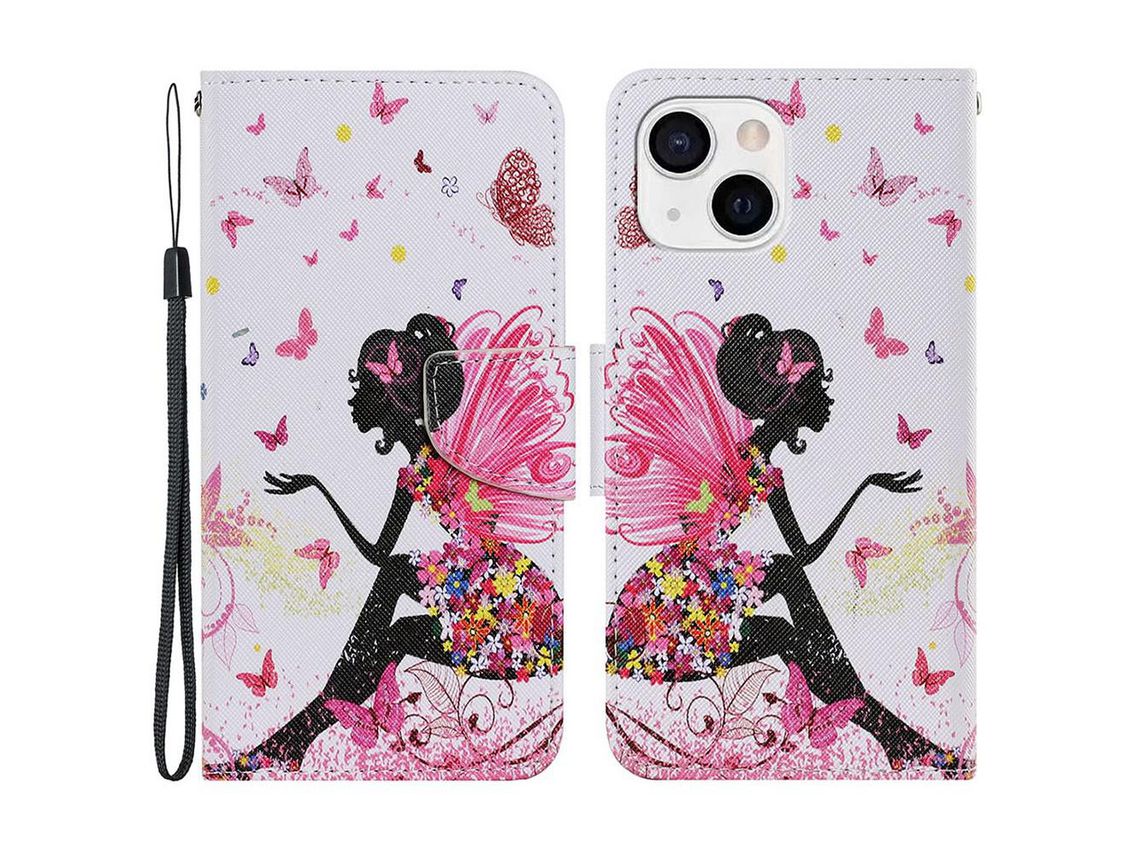 Capa PU + TPU Fadas para iPhone 13 mini 5.4