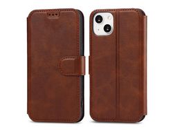 Capa PU + TPU versátil com suporte para café para iPhone 13 6.1