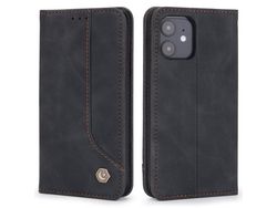 Capa PU absorção magnética preto para iPhone 11 6.1