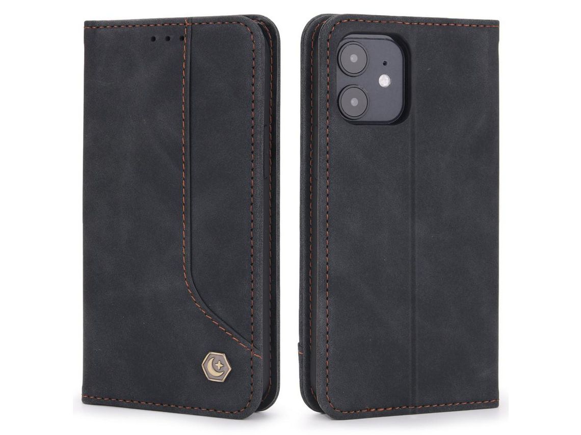 Capa PU absorção magnética preto para iPhone 11 6.1