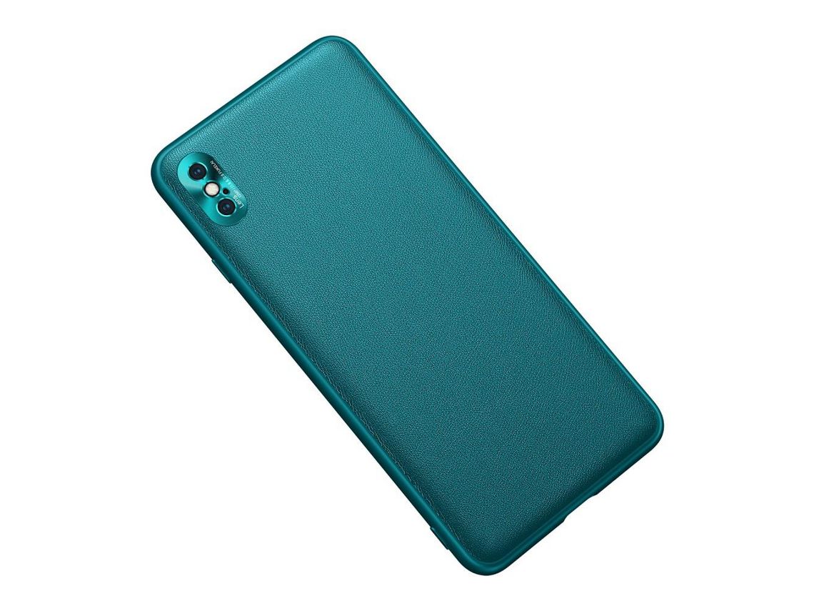 Capa TPU combinação de veias de CD com cobertura de câmera verde para Apple iPhone XR 6.1