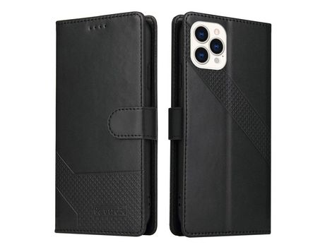Capa PU + TPU GQ.UTROBE Preto para iPhone 13 Pro Max 6.7