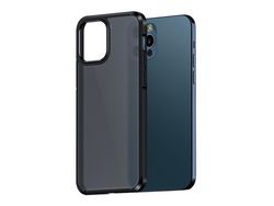 Capa TPU proteção contra queda preta para iPhone 12/12 Pro 6.1