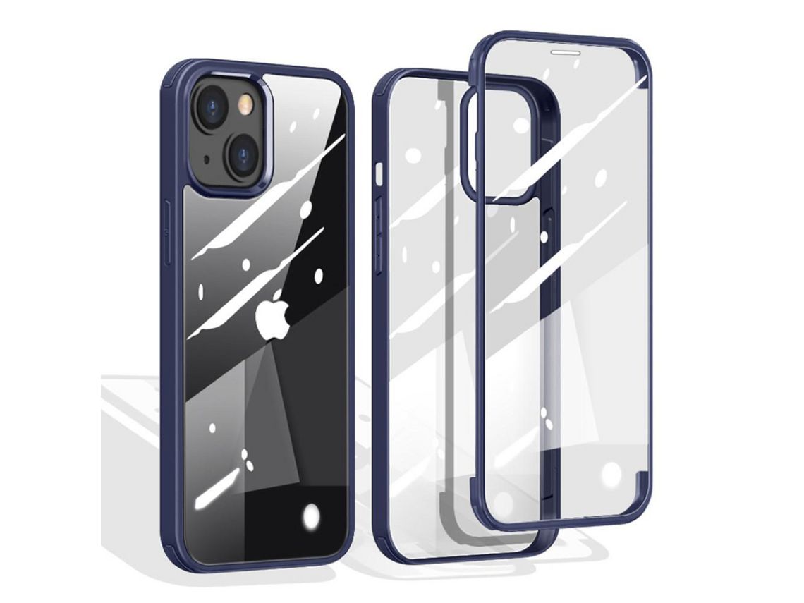 Capa TPU azul para iPhone 13 6.1