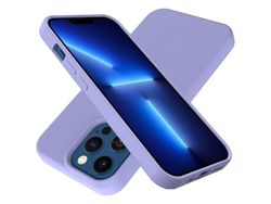 Capa TPU contra impressão digital roxo para iPhone 13 Pro Max 6.7