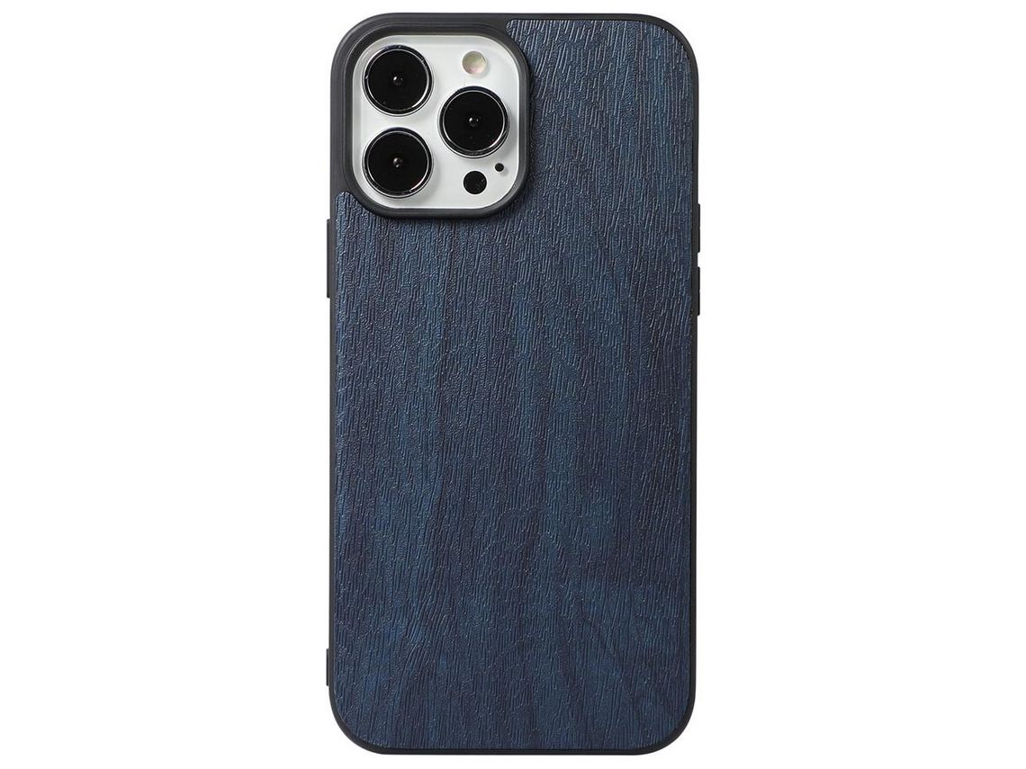 Capa TPU + PU azul para iPhone 12 Pro Max 6.7