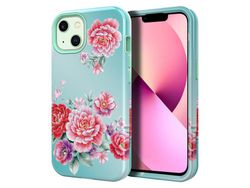 Capa TPU padrão de transferência de água, anti-riscos, à prova de choque estilo L para iPhone 13 6.1