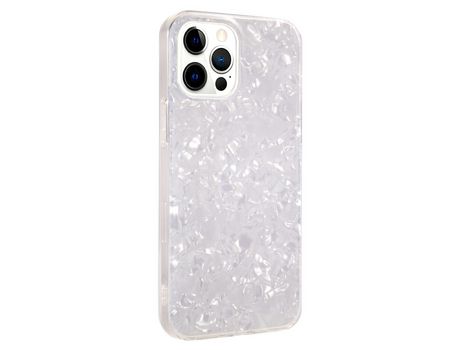 Capa TPU + acrílico IPAKY , à prova de choque branco para iPhone 13 Pro 6.1