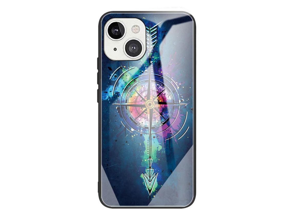 Capa TPU padrão de seta do tempo para iPhone 13 mini 5.4