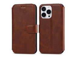 Capa PU + TPU com suporte para café para iPhone 13 Pro 6.1