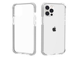 Capa de acrílico anti-queda, à prova de choque, branco claro para iPhone 13 Pro Max 6.7