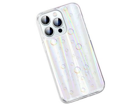 Capa TPU SULADA superfície deslumbrante, anti-riscos branco para iPhone 13 Pro 6.1