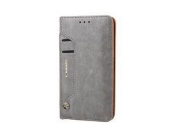 Capa PU com apoio cinza para Apple iPhone 12 Mini